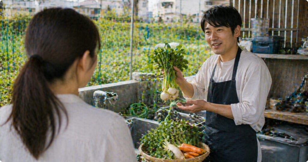 収穫を暮らしにつなげるとレンタル農園は続けやすい