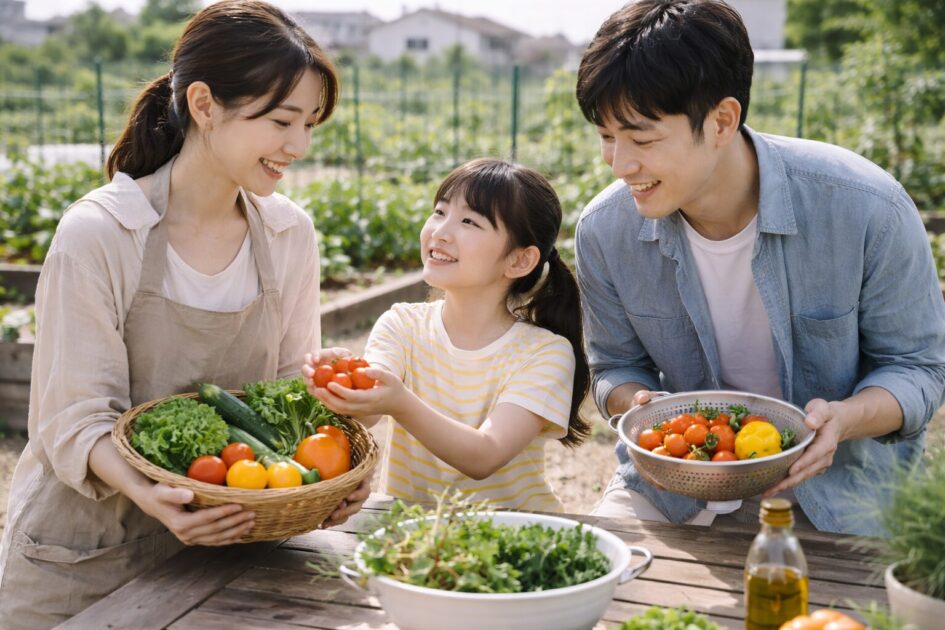 収穫を暮らしにつなげるとレンタル農園は続けやすい