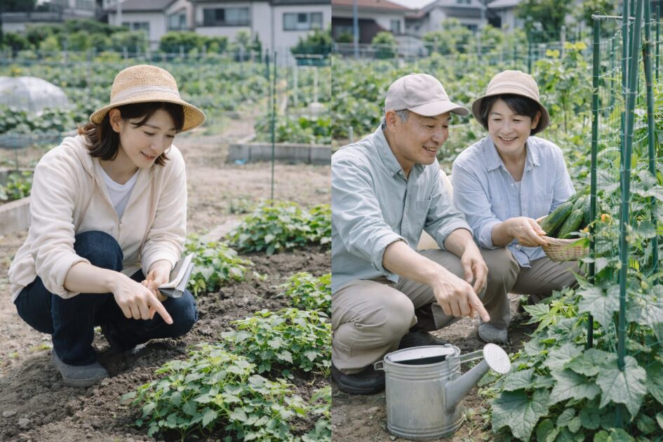 東京で選べるレンタル農園の種類と違い