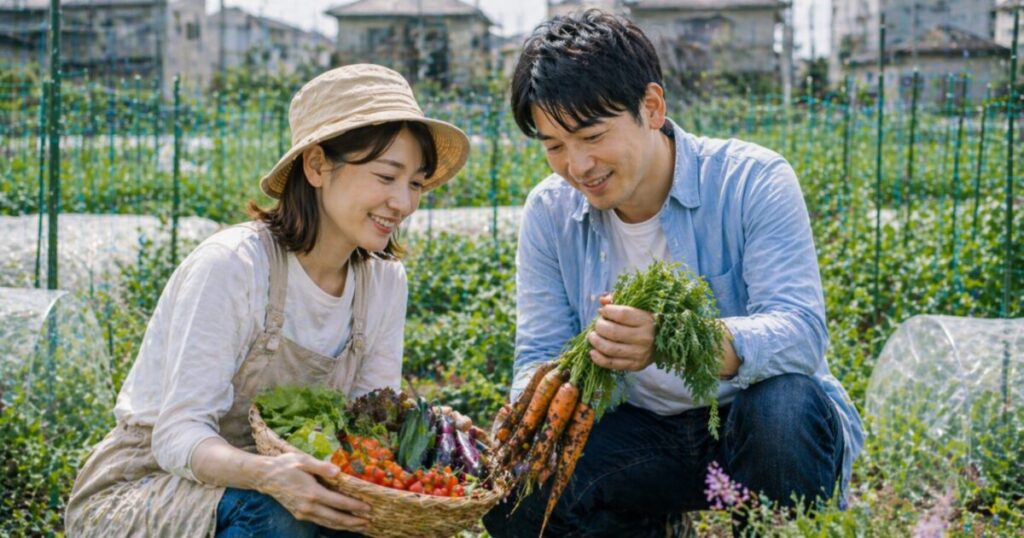収穫を暮らしにつなげるとレンタル農園は続けやすい