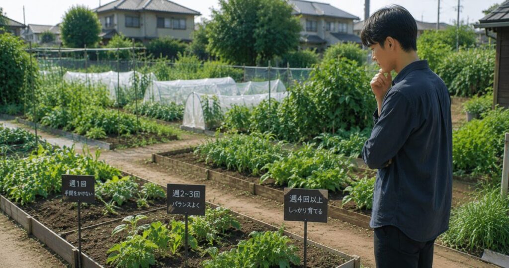 JAで畑を借りるなら「自分でやりたい範囲」から決める