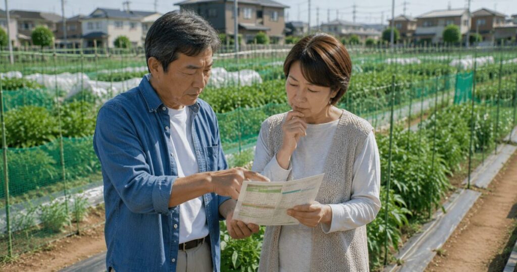 JAで畑を借りるときは月額より「初年度総額」で見る