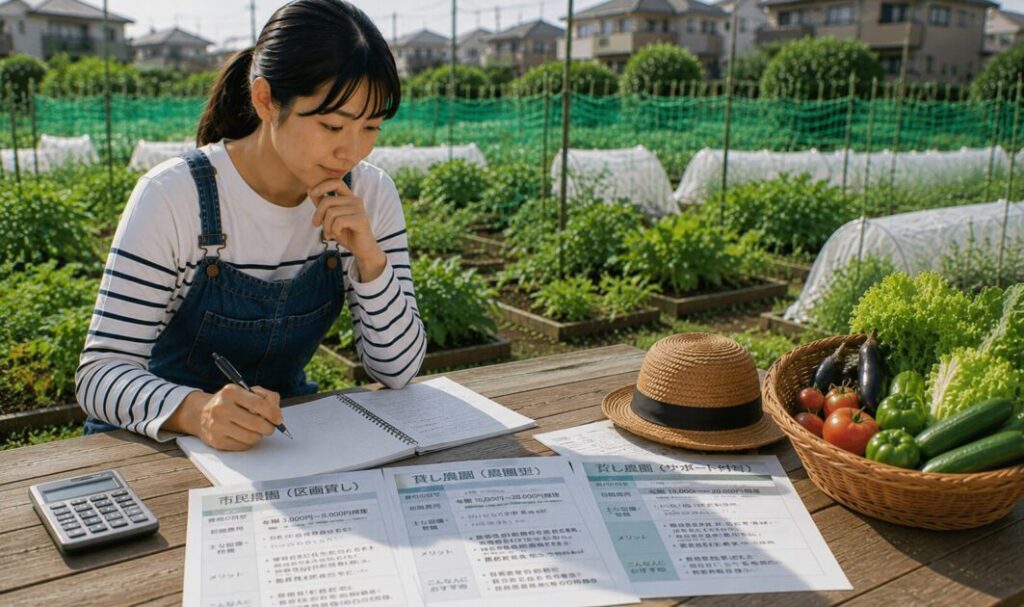 畑を借りる費用相場はいくら?タイプ別に比較