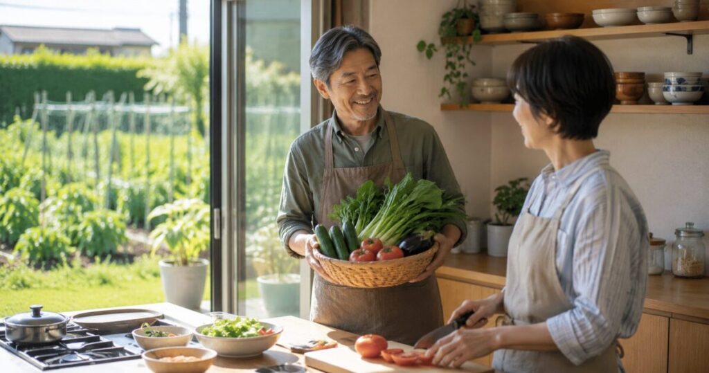 収穫を暮らしにつなげると畑は続けやすい