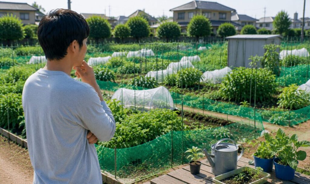 八尾で畑を借りる費用は月額より初年度総額で比べる