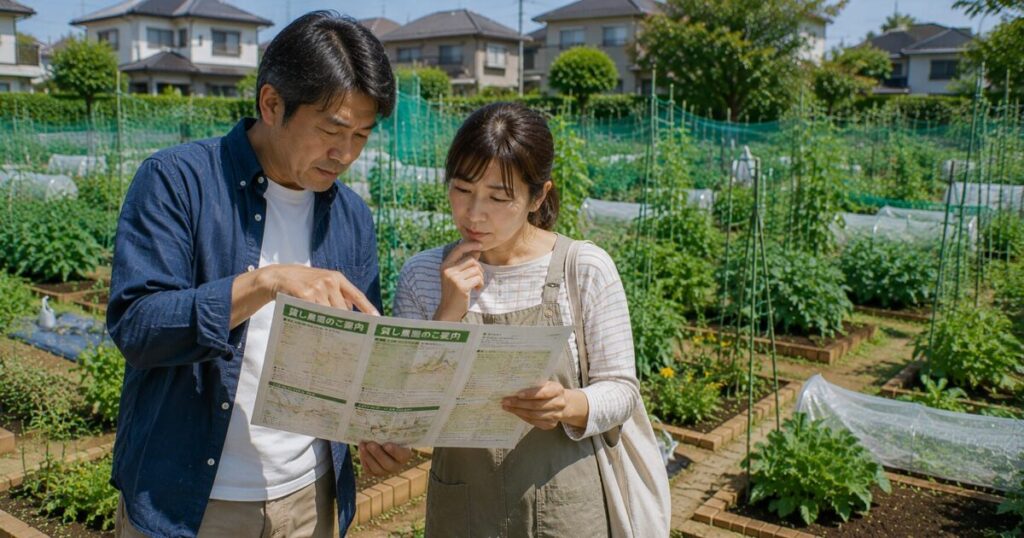 グリーン大阪農業協同組合の貸し農園は管内ごとに確認する